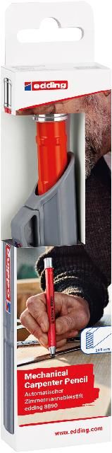 Produktbild: Edding 4-8890-1-1090 Automatischer Zimmermannsbleistift HB 1er Blister