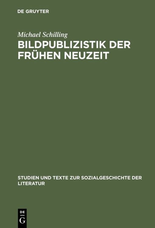 Produktbild: Bildpublizistik der fr&uuml;hen Neuzeit