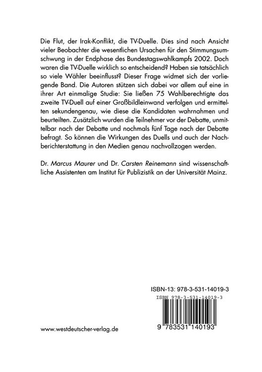 Produktbild: Schr&ouml;der gegen Stoiber
