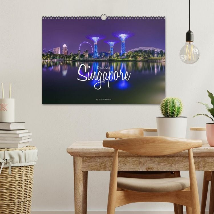 Produktbild: Discover Singapore (Wall Calendar 2026 DIN A3 landscape), CALVENDO 12 Month Wall Calendar