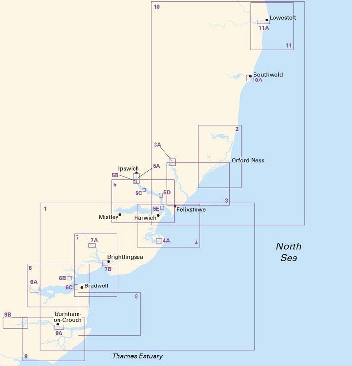Produktbild: 2000 Suffolk and Essex Chart Pack