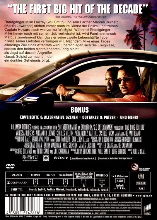 Produktbild: Bad Boys for Life