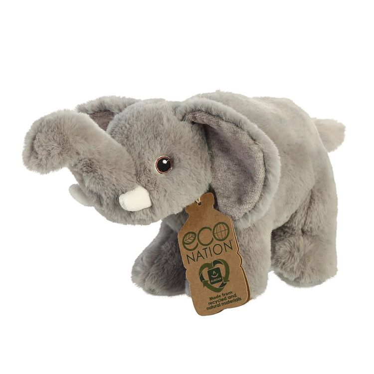 Aurora World - Eco Nation - Elefant, 23 cm