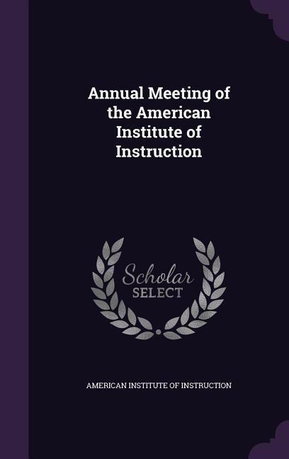 Produktbild: Annual Meeting Of The Amer Ins
