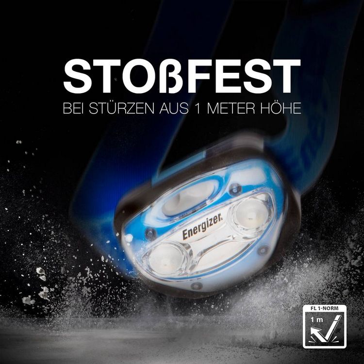Produktbild: Energizer Vision HL LED Stirnlampe batteriebetrieben 100lm 50h E300280301