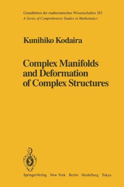 Produktbild: Complex Manifolds & Deformatio