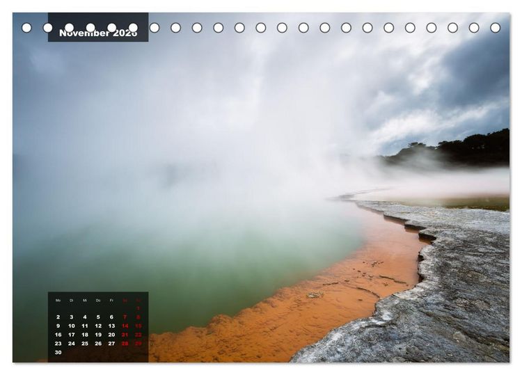 Produktbild: Neuseeland - Traumlandschaften aus einem Naturparadies (Tischkalender 2026 DIN A5 quer), CALVENDO Monatskalender