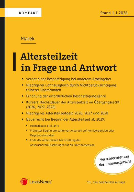 Produktbild: Altersteilzeit in Frage und Antwort