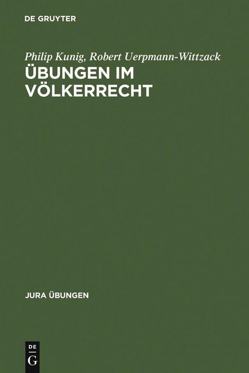 Produktbild: &Uuml;bungen im V&ouml;lkerrecht