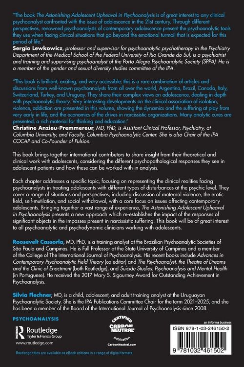 Produktbild: The Astonishing Adolescent Upheaval in Psychoanalysis