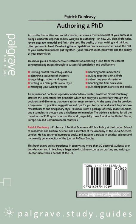 Produktbild: Authoring a PhD