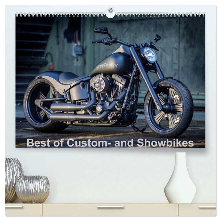 Produktbild: Best of Custom- and Showbikes Kalender (hochwertiger Premium Wandkalender 2026 DIN A2 quer), Kunstdruck in Hochglanz