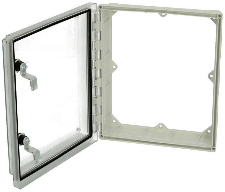 Produktbild: Fibox PW 403409 T 4901904 Sichtfenster Deckel Transparent, Doppelbart, UV-best&auml;ndig (L x B x H) 88 x 346 x 394 mm Polycarbonat Grau 1 St.