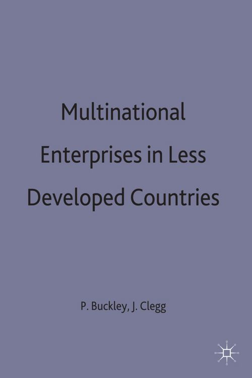 Produktbild: Multinational Enterprises in Less Developed Countries