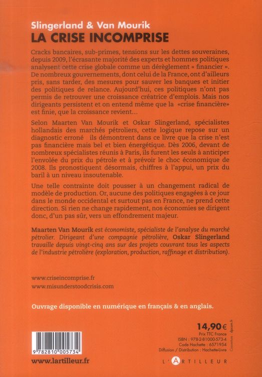 Produktbild: La crise incomprise quand le