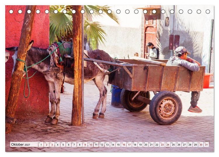Produktbild: Marrakesch - Perle des S&uuml;dens (Tischkalender 2027 DIN A5 quer), CALVENDO Monatskalender