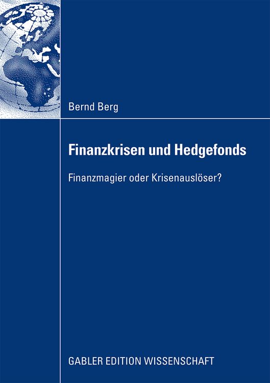 Produktbild: Finanzkrisen und Hedgefonds