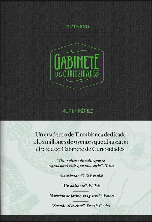 Produktbild: Cuaderno gabinete de curiosidades
