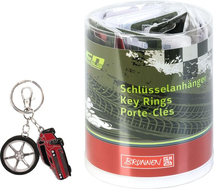 Produktbild: Brunnen Schl&uuml;sselanh&auml;nger Fast Wheels