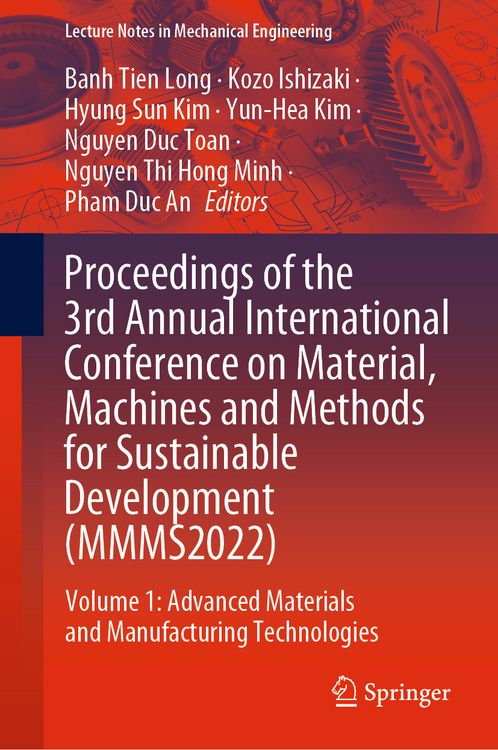 Produktbild: Proceedings of the 3rd Annual International Conference on Material, Machines and Methods for Sustainable Development (MMMS2022)
