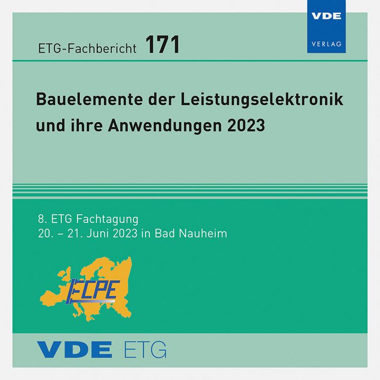 Produktbild: ETG-Fb. 171: Bauelemente der Leistungselektronik und ihre Anwendungen 2023