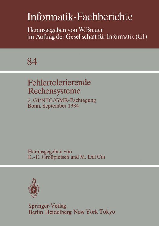 Produktbild: Fehlertolerierende Rechensysteme