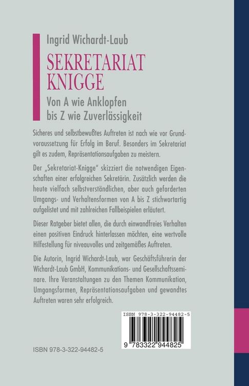 Produktbild: Sekretariat-Knigge