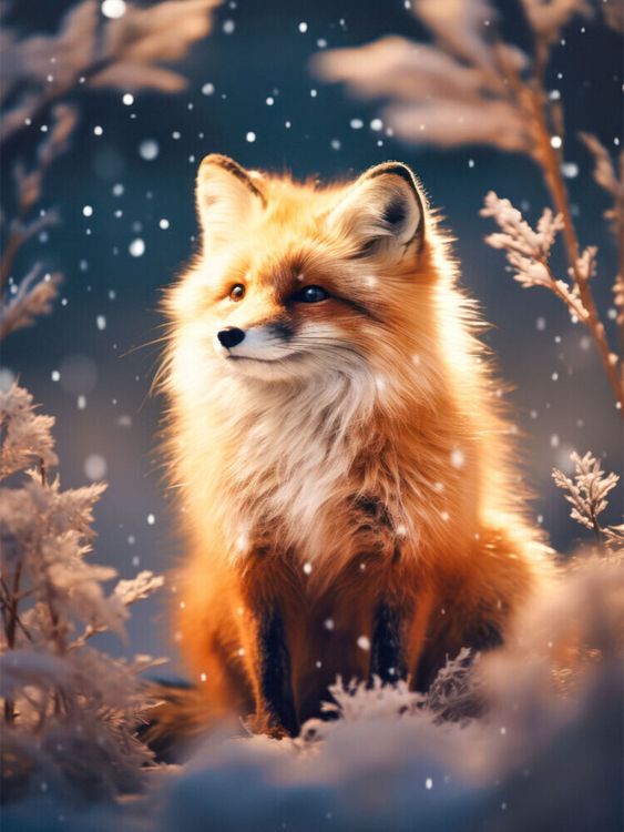 Produktbild: CALVENDO Puzzle Fuchs im Schnee | 1000 Teile Lege-Gr&ouml;&szlig;e 64x48cm Foto-Puzzle f&uuml;r gl&uuml;ckliche Stunden