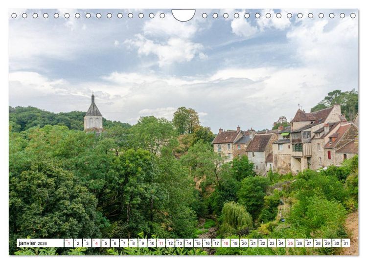Produktbild: Entre Creuse et Berry la vall&eacute;e des peintres (Calendrier mural 2026 DIN A4 vertical), CALVENDO calendrier mensuel