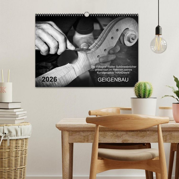 Produktbild: Geigenbau (Wandkalender 2026 DIN A3 quer), CALVENDO Monatskalender