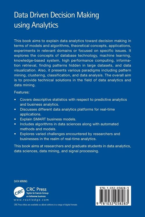 Produktbild: Data Driven Decision Making using Analytics