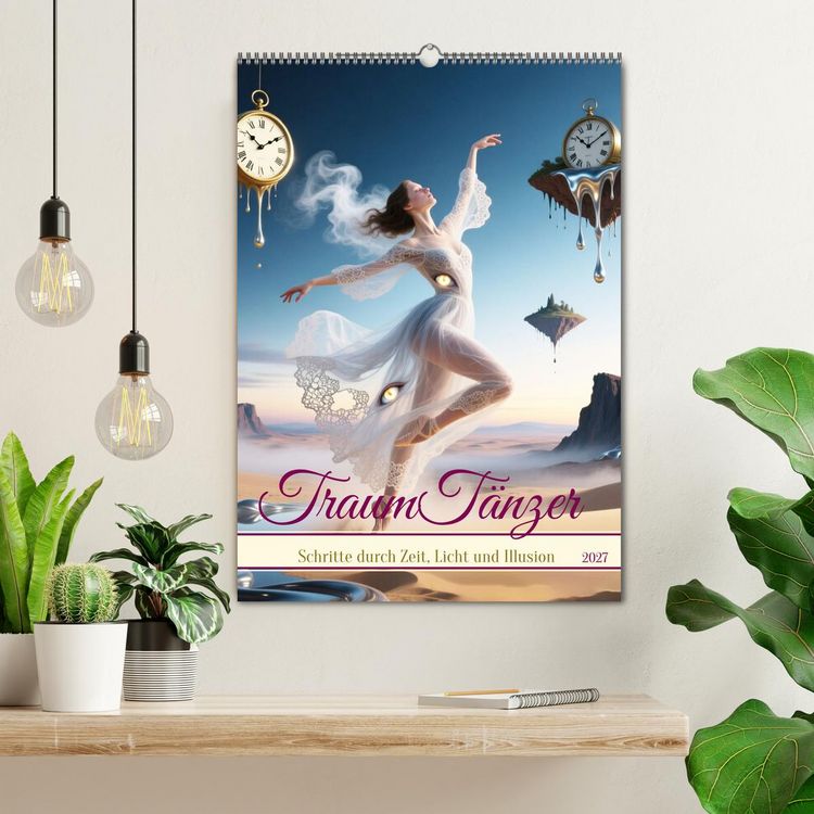 Produktbild: TraumT&auml;nzer - Schritte durch Zeit, Licht und Illusion (Wandkalender 2027 DIN A2 hoch), CALVENDO Monatskalender
