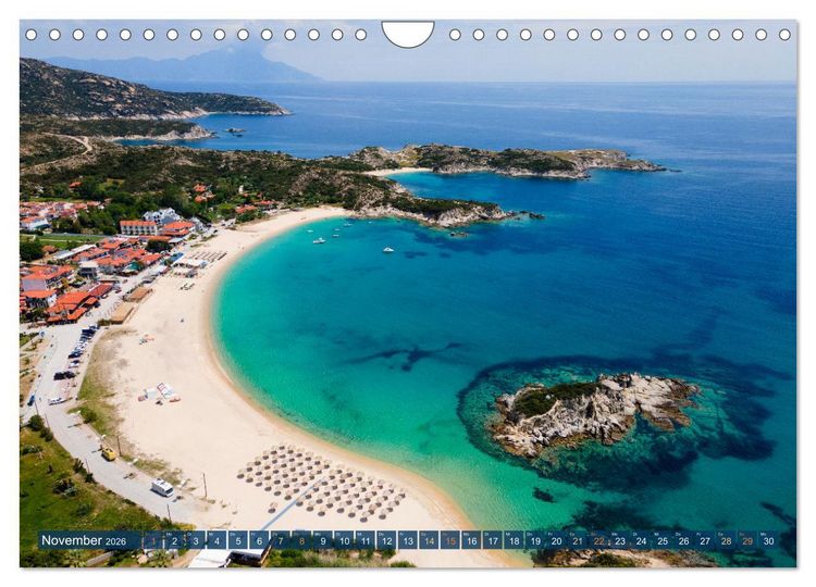 Produktbild: Traumstr&auml;nde Griechenlands (Wandkalender 2026 DIN A4 quer), CALVENDO Monatskalender