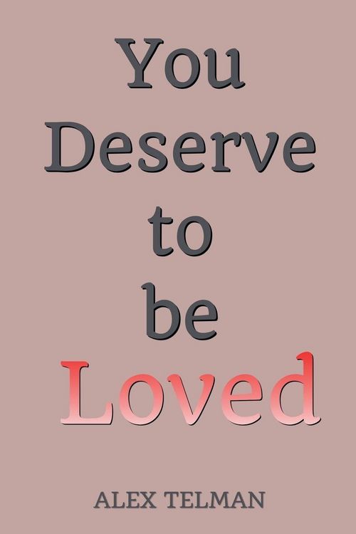 Produktbild: You Deserve to be Loved