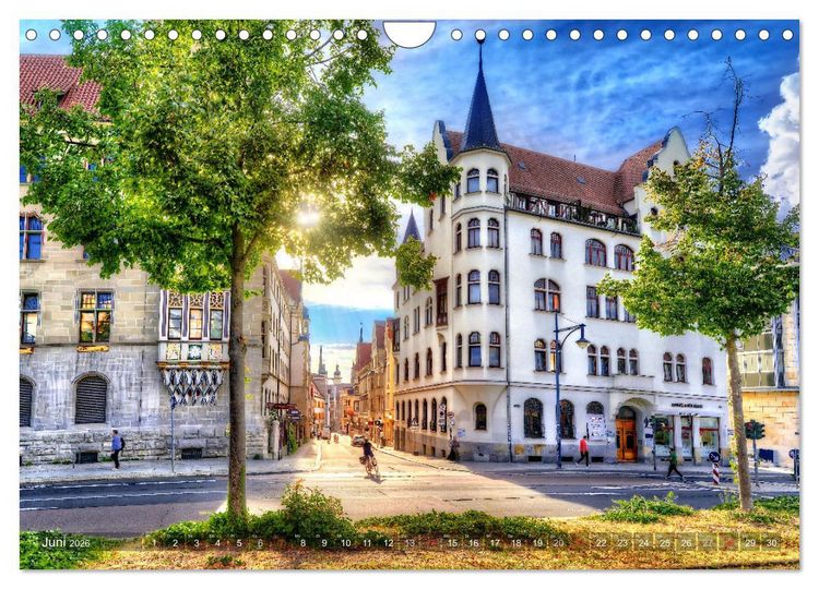 Produktbild: Halle an der Saale - Stadtansichten (Wandkalender 2026 DIN A4 quer), CALVENDO Monatskalender