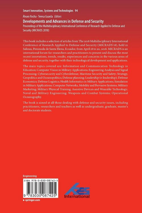 Produktbild: Developments and Advances in Defense and Security
