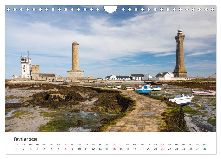 Produktbild: Cornouaille &Agrave; la d&eacute;couverte du Sud-Ouest de la Bretagne (Calendrier mural 2026 DIN A4 vertical), CALVENDO calendrier mensuel
