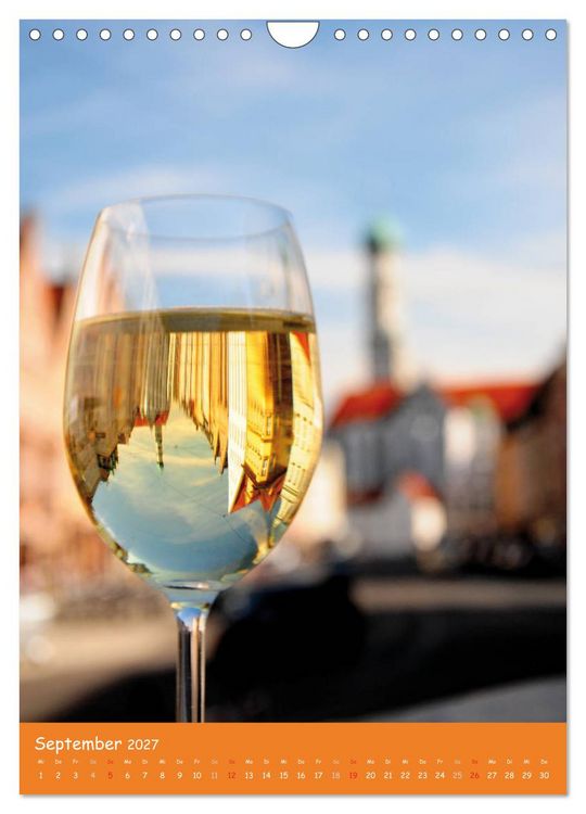 Produktbild: Spaziergang durch Augsburg (Wandkalender 2027 DIN A4 hoch), CALVENDO Monatskalender