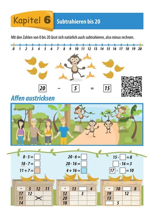 Produktbild: Mathematik &Uuml;bungsheft Klasse 1 - Erlebnisheft - Addieren und Subtrahieren