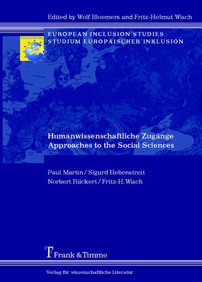 Produktbild: Humanwissenschaftliche Zug&auml;nge / Approaches to the Social Sciences