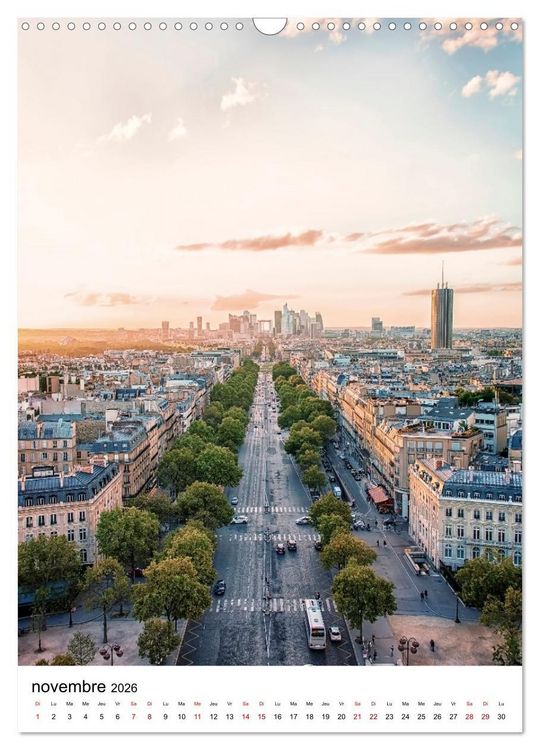 Produktbild: Visite de Paris (Calendrier mural 2026 DIN A3 horizontal), CALVENDO calendrier mensuel