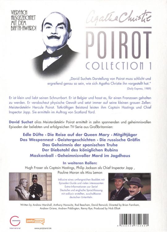 Produktbild: Agatha Christie - Poirot Collection 1 [3 DVDs]