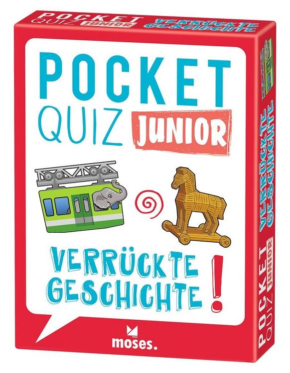 Produktbild: Pocket Quiz junior Verr&uuml;ckte Geschichte