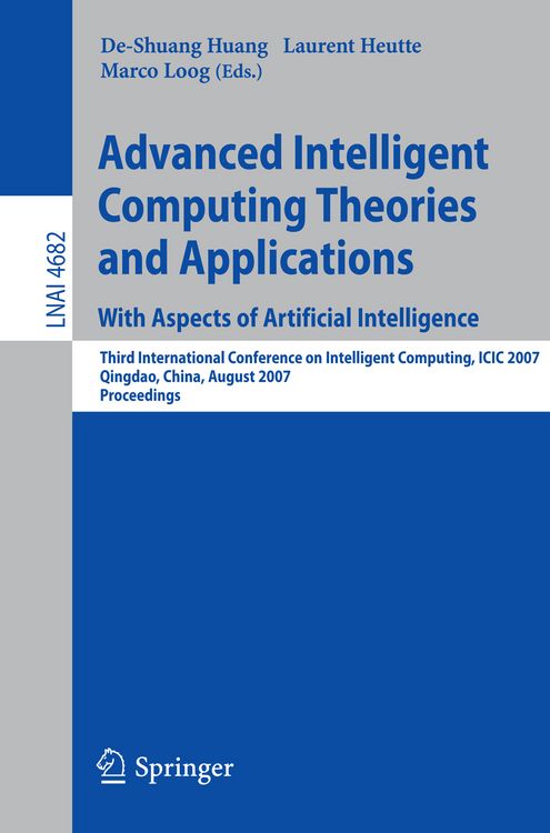 Produktbild: Advanced Intelligent Computing Theories and Applications