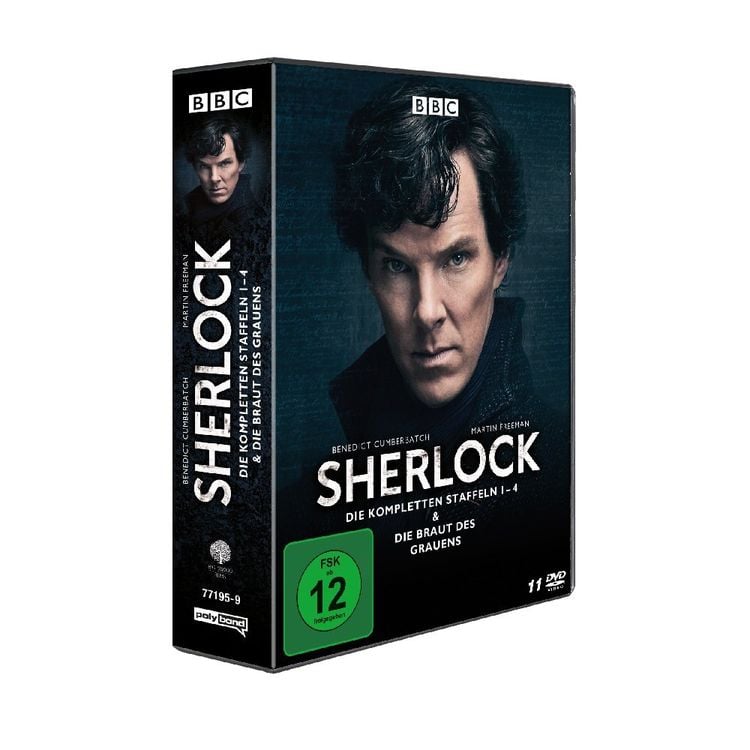 Produktbild: Sherlock - Die komplette Serie: Staffeln 1-4 & Die Braut des Grauens auf 11 DVDs LTD. [11 DVDs]
