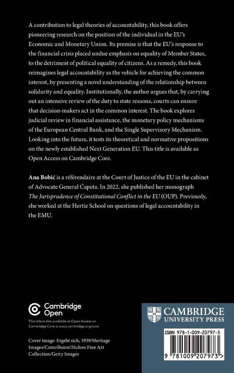 Produktbild: The Individual in the Economic and Monetary Union