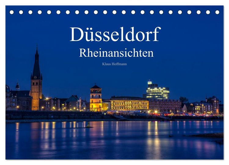 Produktbild: D&uuml;sseldorf - Rheinansichten (Tischkalender 2026 DIN A5 quer), CALVENDO Monatskalender