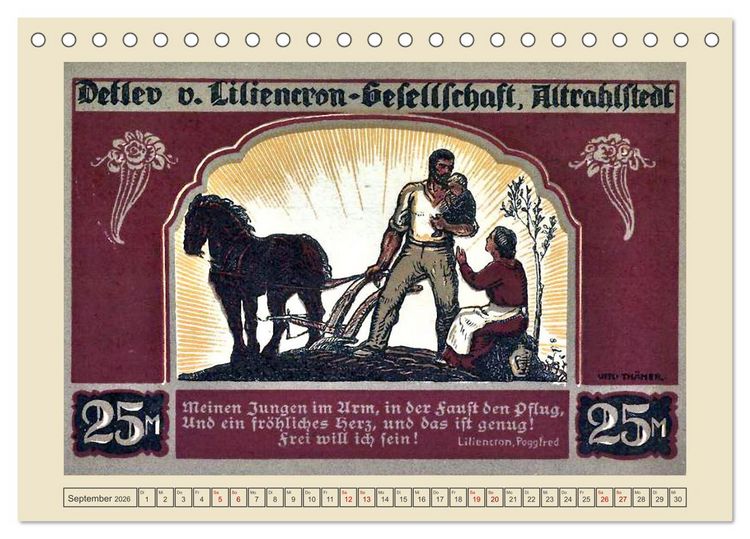 Produktbild: Gru&szlig; aus Alt-Rahlstedt (Tischkalender 2026 DIN A5 quer), CALVENDO Monatskalender