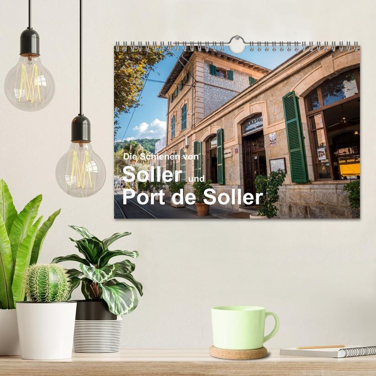 Produktbild: Die Schienen von Soller und Port de Soller (Wandkalender 2026 DIN A4 quer), CALVENDO Monatskalender