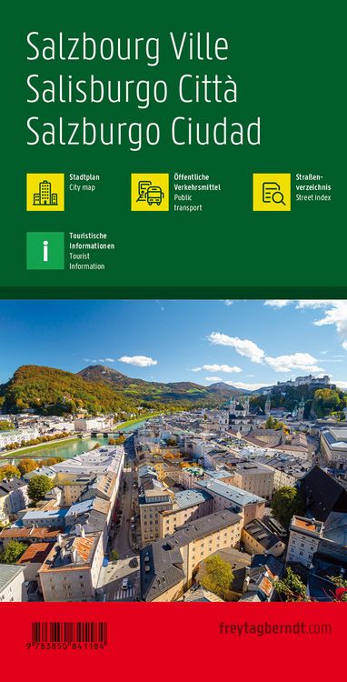 Produktbild: Salzburg Stadt, Stadtplan 1:7.500 - 1:15.000